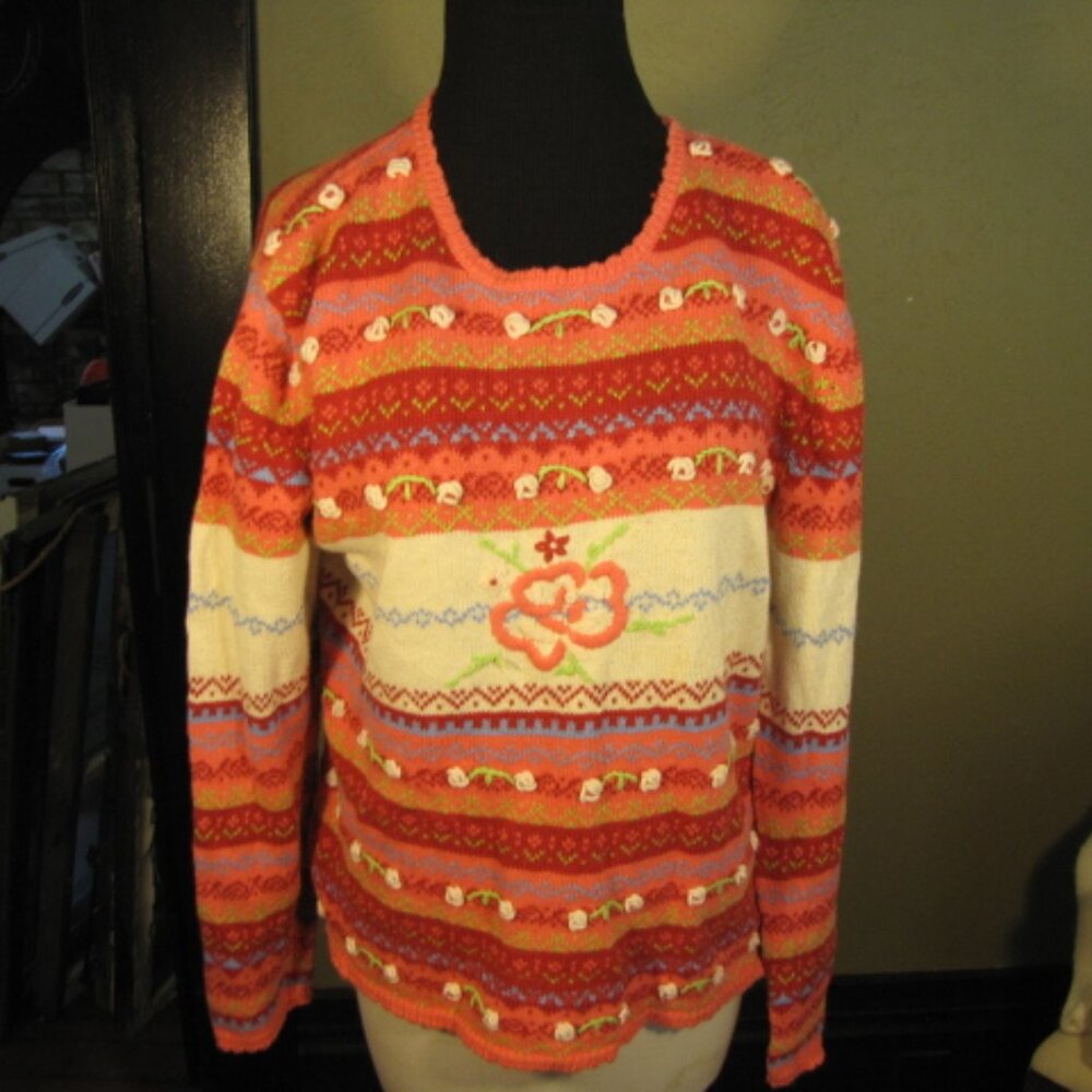 Casual Corner & Co Pullover Sweater Size Large